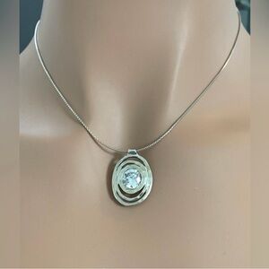 Silpada Vintage Sterling “Bullseye” Necklace